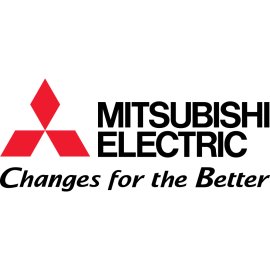 Mitsubishi Electric logo vector PNG|Mitsubishi Electric Changes for the Better emblem|Red three-diamond Mitsubishi Electric brandmark|Mitsubishi Electric corporate identity logo