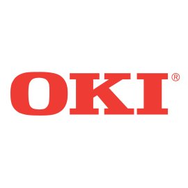 OKI logo vector PNG | Bold red OKI wordmark | Minimalist corporate type logo | OKI brand emblem