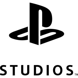 PlayStation Studios Logo Vector PNG | Iconic gaming brand emblem for PlayStation Studios | Minimalist black and white PlayStation monogram with bold typography | Modern entertainment logo representing premium console and game development