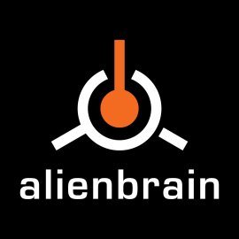Alienbrain Logo Vector PNG | Alienbrain Brand Symbol | Alienbrain Software Identity | Alienbrain Digital Asset Management Mark
