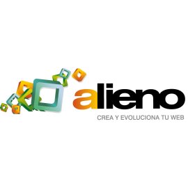 Alieno Marketing Online Logo Vector PNG | Alieno Digital Branding Icon | Alieno Creative Web Solutions Emblem | Alieno Online Marketing Identity Mark