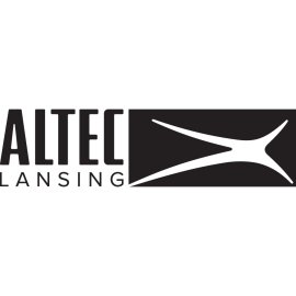 Altec Lansing Logo Vector PNG | Altec Lansing wordmark with dynamic symbol | Modern monochrome Altec Lansing emblem | Professional audio brand logo design