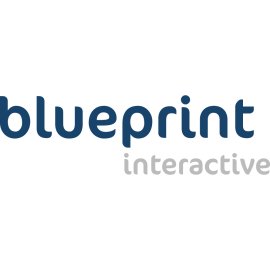 Blueprint Interactive Logo Vector PNG | Modern Blueprint Interactive Wordmark | Clean and Minimalist Blueprint Interactive Branding | Blueprint Interactive Corporate Identity Mark