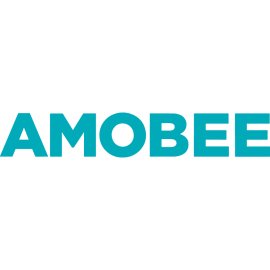Amobee Logo Vector PNG | Amobee Wordmark Branding | Turquoise Amobee Corporate Logo | Minimalist Amobee Brand Identity