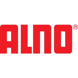 ALNO red wordmark logo | Bold ALNO brand emblem | Minimalist ALNO typographic mark | ALNO corporate identity symbol