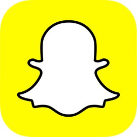 Snapchat Ghost Icon Vector | Minimal Social Media Logo Design | Yellow App Icon Branding | Modern Messaging Platform Symbol