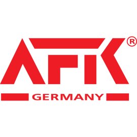 AFK Germany Logo Vector | Modern Industrial Wordmark | Bold Red German Engineering Emblem | Minimalist Geometric Brand Mark