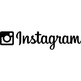Instagram Logo Black Vector PNG | Classic Instagram wordmark and camera icon | Minimalist monochrome Instagram branding | Vintage-inspired Instagram logotype
