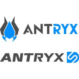 Antryx Logo Vector PNG | Futuristic Gaming Hardware Emblem | Bold Tech-Oriented Wordmark | Dynamic Esports-Inspired Brand Identity