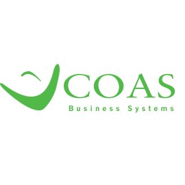 Coas Business Systems Logo Vector PNG | Modern Corporate Identity Emblem | Green Technology & Services Mark | Professional Business Solutions Branding Icon