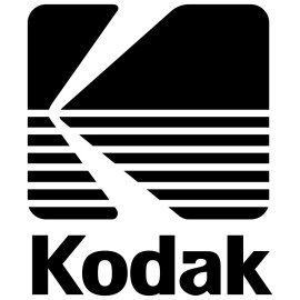 Kodak Logo Vector PNG | Classic Kodak Brand Emblem | Kodak Striped K Symbol | Vintage Kodak Corporate Mark