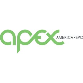 Apex America BPO Logo Vector | Modern Apex Branding Symbol | Green Flowing Wordmark Design | Customer Experience Outsourcing Emblem