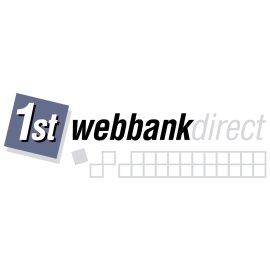 1st Webbank Direct Logo Vector PNG | Modern Online Banking Emblem | Digital Finance Brand Mark | Contemporary Internet Bank Identity