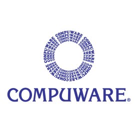 Compuware Software Logo Vector PNG | Circular Wordmark Emblem | Legacy Enterprise Software Identity | Modern Mainframe Technology Brand Mark
