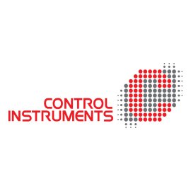 Control Instruments Logo Vector PNG | Modern Industrial Measurement Brand Mark | Precision Monitoring and Detection Emblem | Red and Gray Technological Identity