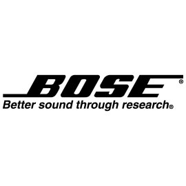 Bose Logo Vector PNG | Bose wordmark with dynamic italic typography | Minimalist black-and-white Bose corporate emblem | Bose tagline Better sound through research