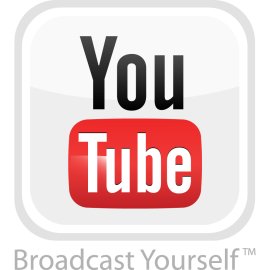 YouTube Broadcast Yourself classic logo vector PNG | Iconic red play-bar emblem for online video | Vintage YouTube wordmark with “Broadcast Yourself” tagline | Retro social media streaming platform identity