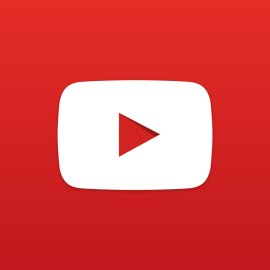 YouTube Square Logo Vector PNG | YouTube Red Play Button Icon | Modern Video Streaming Emblem | Social Media Video Platform Symbol