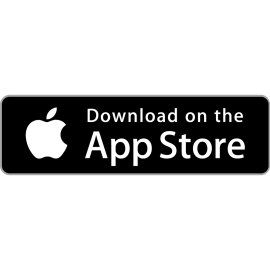 Download on the App Store badge | Minimalist black and white app download banner | Official mobile marketplace call-to-action | Flat vector icon for iOS applications