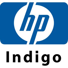HP Indigo logo vector PNG | HP Indigo printing technology emblem | HP Indigo digital press brandmark | HP Indigo blue and white corporate identity