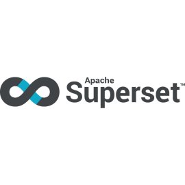Apache Superset Logo Vector PNG | Modern Infinity Data Symbol | Open-source BI Platform Emblem | Minimalist Analytics Brand Mark