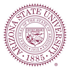 Arizona State University Official Seal Vector | Classic ASU Emblem in Maroon | Arizona State University Circular Crest Logo | Academic Heritage Seal of Arizona State University