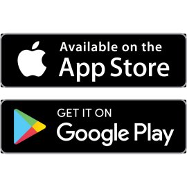 App Store and Google Play Download Badges | Mobile App Distribution Platform Logos | Official App Store and Google Play Buttons | Cross‑Platform App Download Icons