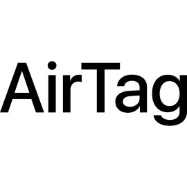 Apple AirTag Logo Vector PNG | Minimalist AirTag Wordmark | Clean Typographic Tracking Icon | Modern Apple Accessory Branding