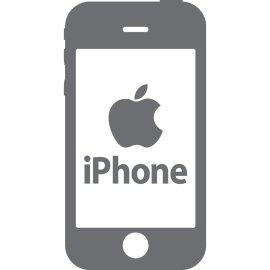 Apple iPhone logo icon|Minimalist smartphone silhouette with Apple emblem|Monochrome vector symbol for Apple mobile devices|Clean branding mark for iPhone products