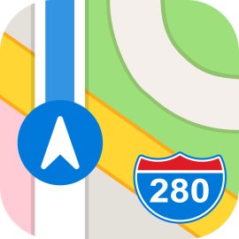 Apple Maps Logo Vector Png | Apple Maps Navigation Icon | Apple Maps App Badge | Apple Maps Location Symbol