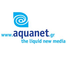 Aquanet Logo Vector PNG | Aquanet digital media identity | Aquanet liquid new media branding | Aquanet Greece online presence