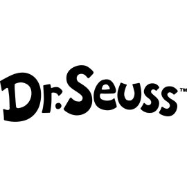 Dr Seuss NFT Logo Vector PNG | Playful wordmark with whimsical curves | Classic literary brand identity | Bold black lettering with storybook charm