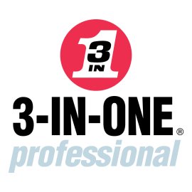 3-IN-ONE Professional Logo Vector | 3-IN-ONE Industrial Lubricant Emblem | Red Circle 3-in-1 Brand Mark | Classic 3-IN-ONE Maintenance Logo