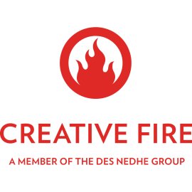 Creative Fire Logo Vector PNG | Bold Red Flame Emblem | Modern Corporate Brand Mark | Indigenous-Owned Design Identity