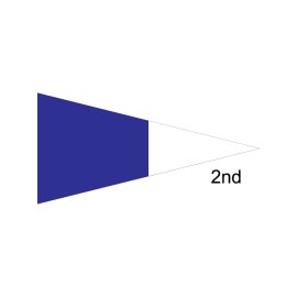 Cref Logo Vector Png | Minimalist Pennant Emblem | Bold Blue Geometric Flag | Modern Ranked Symbol