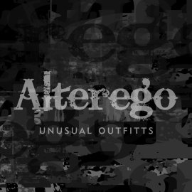 Alterego Unusual Outfits Logo | Dark Grunge Fashion Wordmark | Edgy Urban Clothing Brand Identity | Alternative Streetwear Emblem