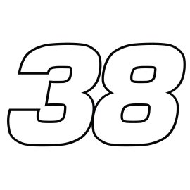 Ariett Logo Vector PNG | Minimalist Numeric Brand Mark | Bold Outline Number Emblem | Modern Monoline Iconography