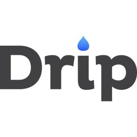 Drip Logo Vector PNG | Minimal droplet wordmark | Modern SaaS identity | Clean marketing automation emblem