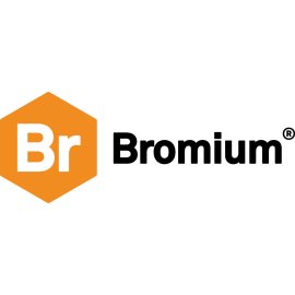 Bromium Logo Vector PNG | Modern cybersecurity brand emblem | Hexagonal tech identity mark | Clean enterprise software wordmark