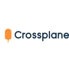 Crossplane Logo Vector PNG | Modern Wordmark with Iconic Popsicle Symbol | Minimalist Tech-Style Brand Mark | Clean and Playful Visual Identity