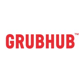 Grubhub Logo Vector PNG | Bold Red Wordmark | Modern Food Delivery Branding | Minimalist Logotype Design