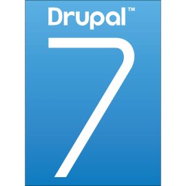 Drupal 7 Logo Vector PNG | Modern Drupal 7 Branding Icon | Clean Minimalist CMS Symbol | Blue Gradient Drupal 7 Badge
