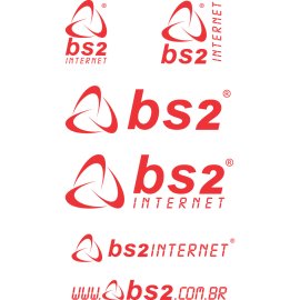 Bs2 Internet Logo Vector PNG | Bs2 dynamic triangular emblem | Modern red broadband identity | Brazilian digital connectivity mark