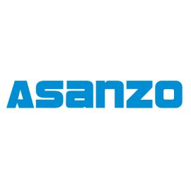 Asanzo VN019 Logo Vector PNG | Asanzo blue wordmark emblem | Modern Vietnamese electronics brand logo | Bold geometric corporate insignia