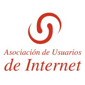 Asociación de Usuarios de Internet official logo in vector PNG format|Symbolic red emblem representing connected internet users and digital community|Clean typographic signature emphasizing the words “Usuarios” and “de Internet”|Professional identity for the Asociación de Usuarios de Internet used in corporate and institutional communications