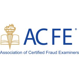 Association Of Certified Fraud Examiners Logo Vector Png | ACFE emblem with torch and open book | Professional anti-fraud certification brandmark | Global fraud examination association identity