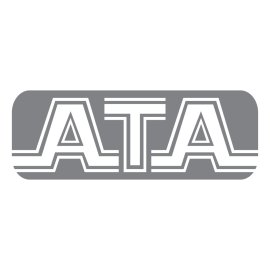 ATA Logo Vector PNG | Minimalist ATA wordmark emblem | Retro geometric ATA monogram | Bold ATA brand insignia