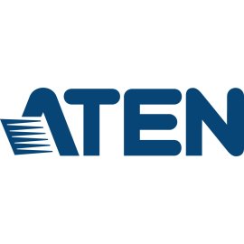 Aten Logo Vector PNG | Aten Technology Wordmark | Modern Connectivity Brand Emblem | Professional Blue Corporate Logo