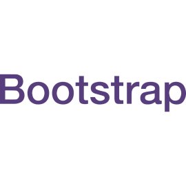 Bootstrap minimalist wordmark logo | Clean purple Bootstrap branding | Modern developer‑centric Bootstrap identity | Simple typographic Bootstrap logo design