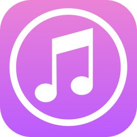 iTunes Logo Vector PNG | Apple iTunes Music Icon | Digital Media Player Symbol | Gradient Music Note Emblem